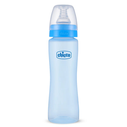 Feed Easy Baby Colored Bottle 250 ml Medium Flow 2M+ Blue