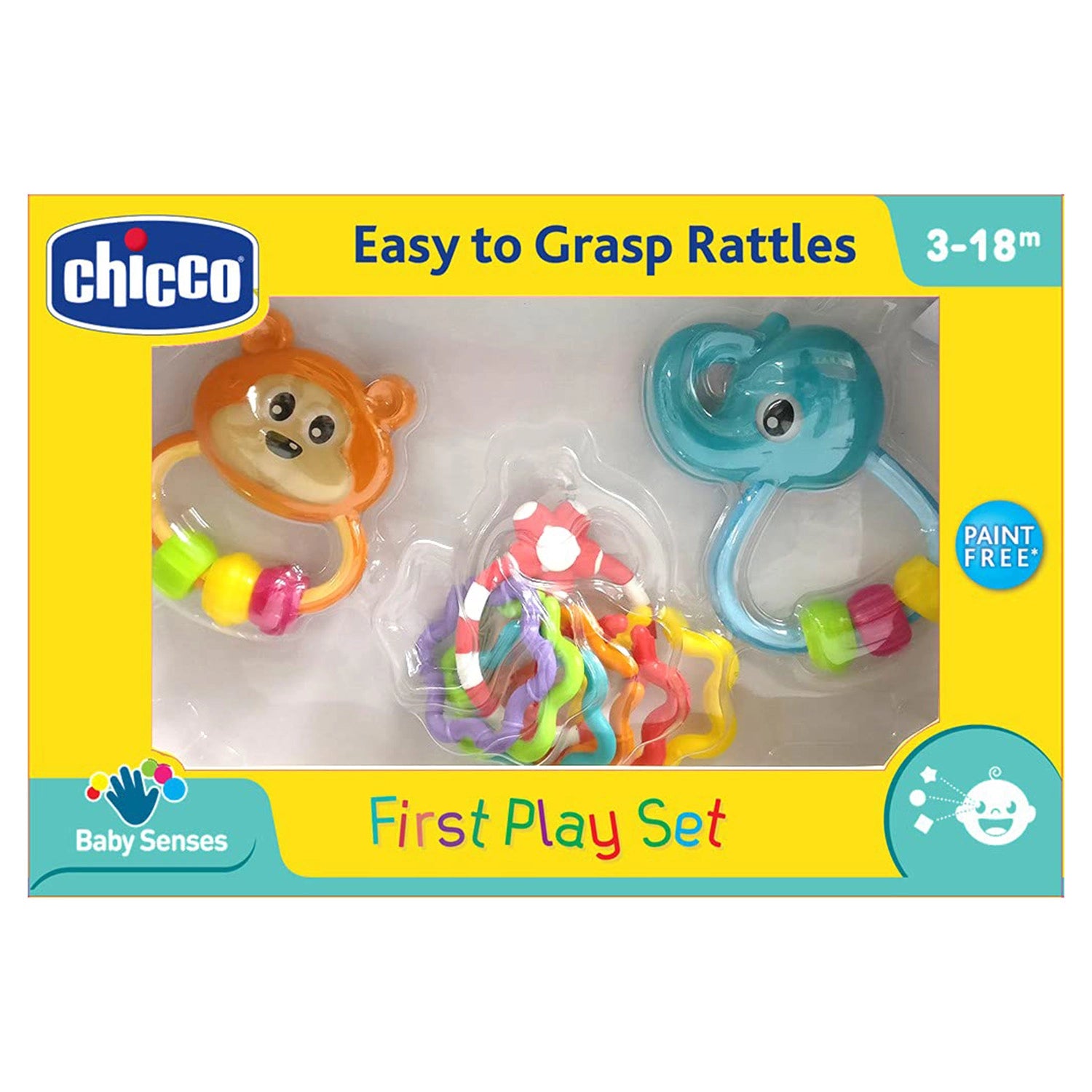 First Play Rattle Gift Set 3 Pcs