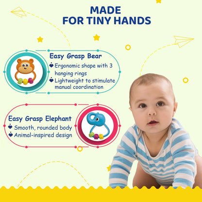 First Play Rattle Gift Set 3 Pcs