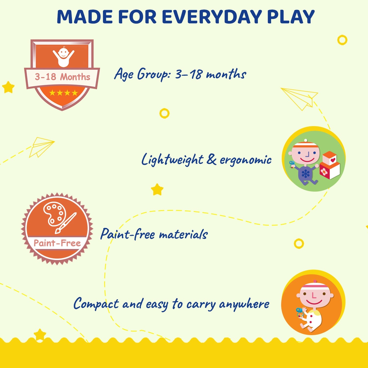 First Play Rattle Gift Set 3 Pcs