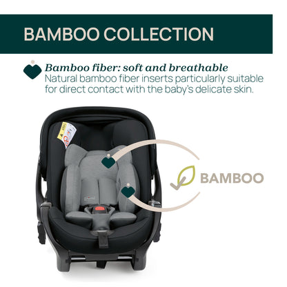 First Seat Recline I Size Baby Car Seat Black Satin