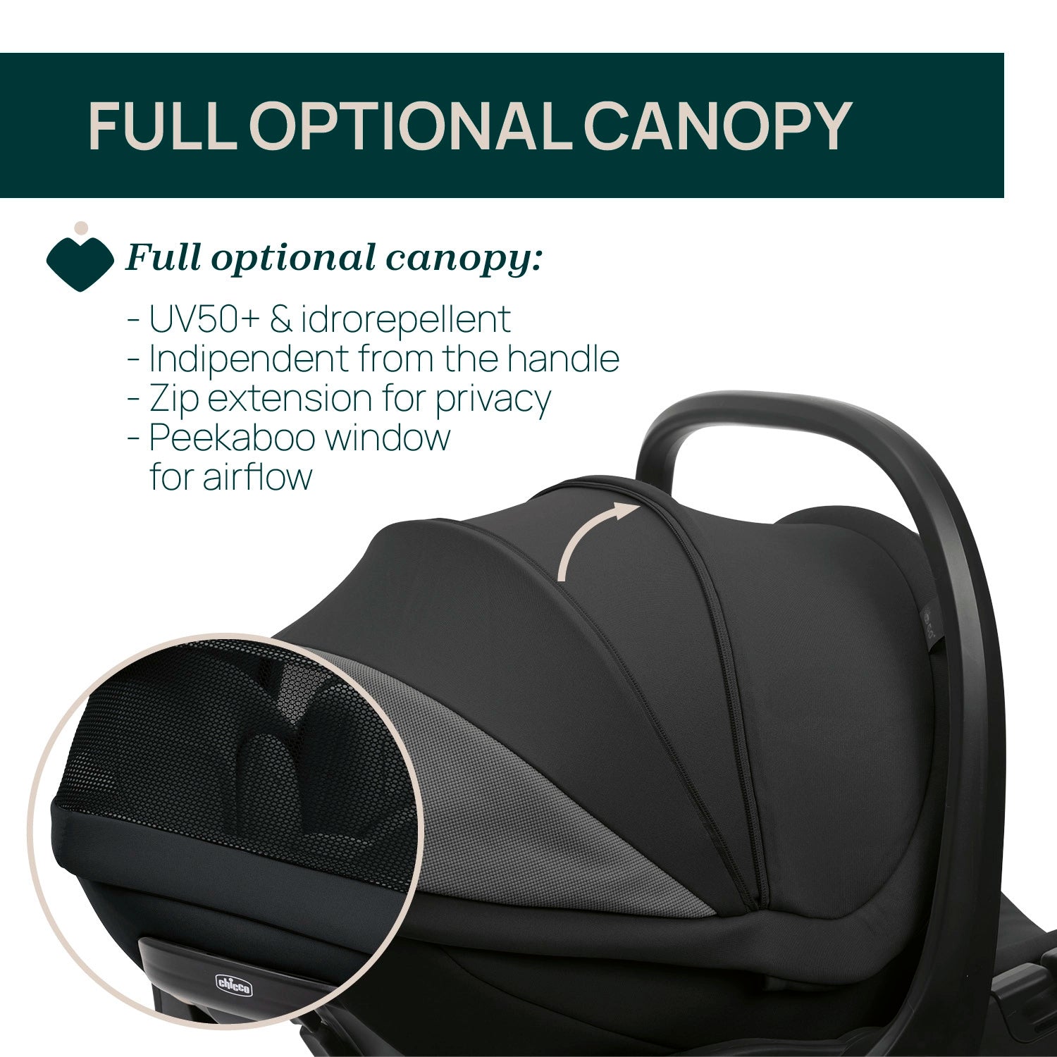 First Seat Recline I Size Baby Car Seat Black Satin