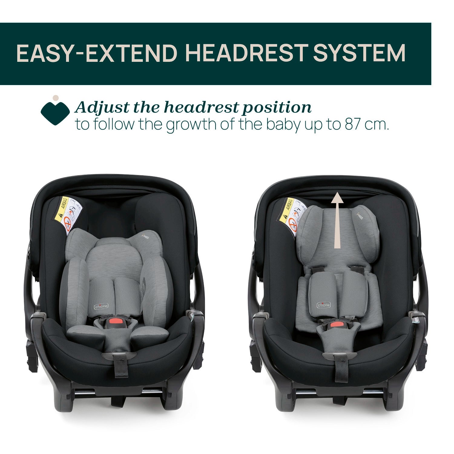 First Seat Recline I Size Baby Car Seat Black Satin