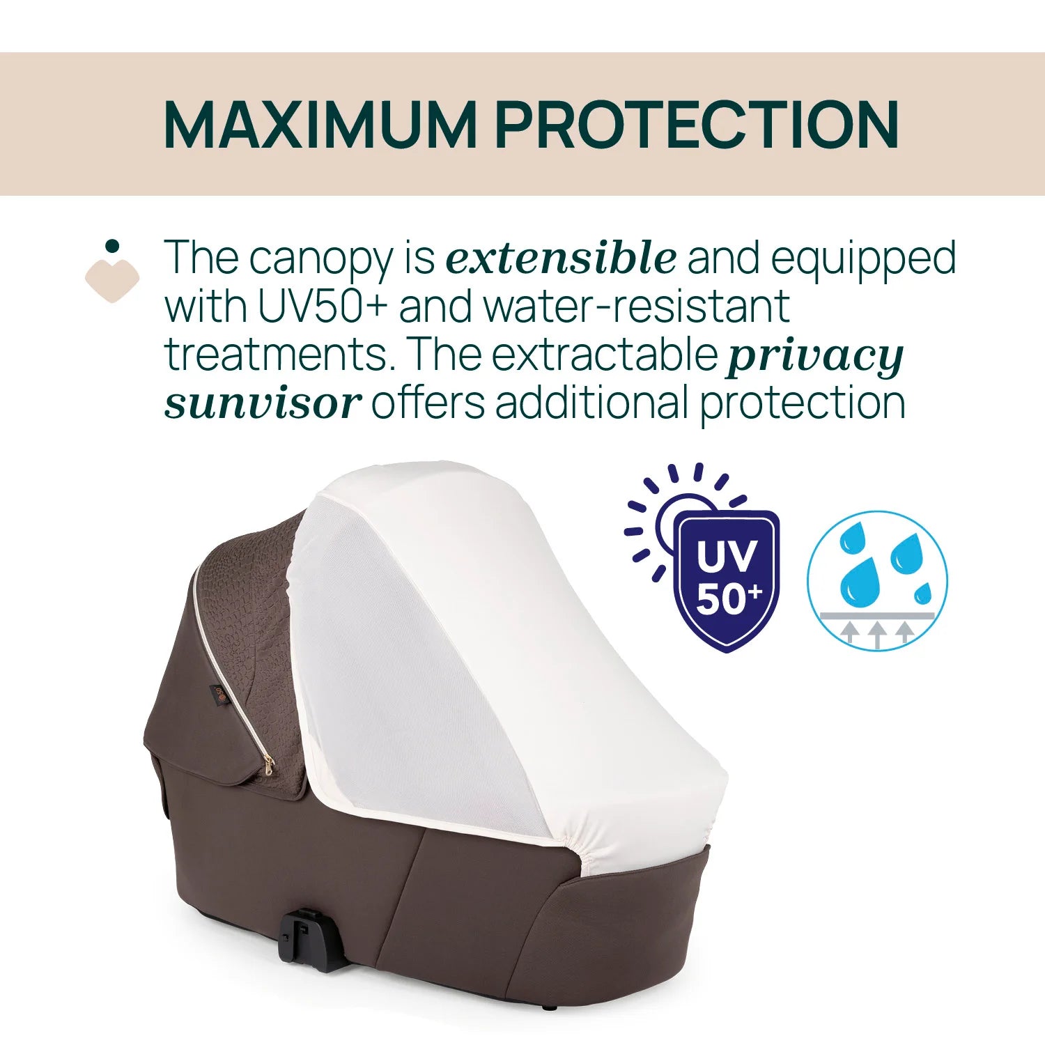 Flexi Carrycot Bronze Lizard