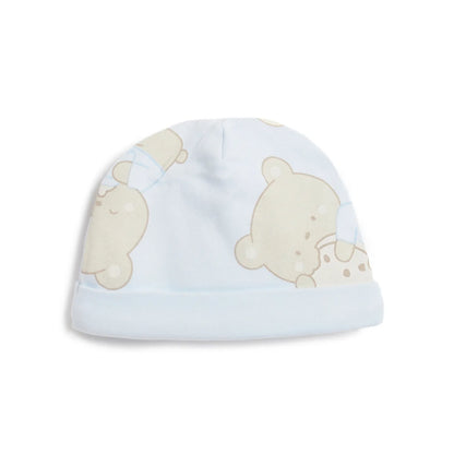 Gift Box  Baby Suit &amp; Bib &amp; Cap Blue
