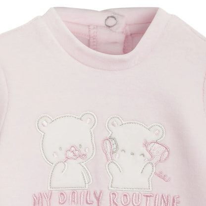 Gift Box  Baby Suit &amp; Bib &amp; Cap Pink