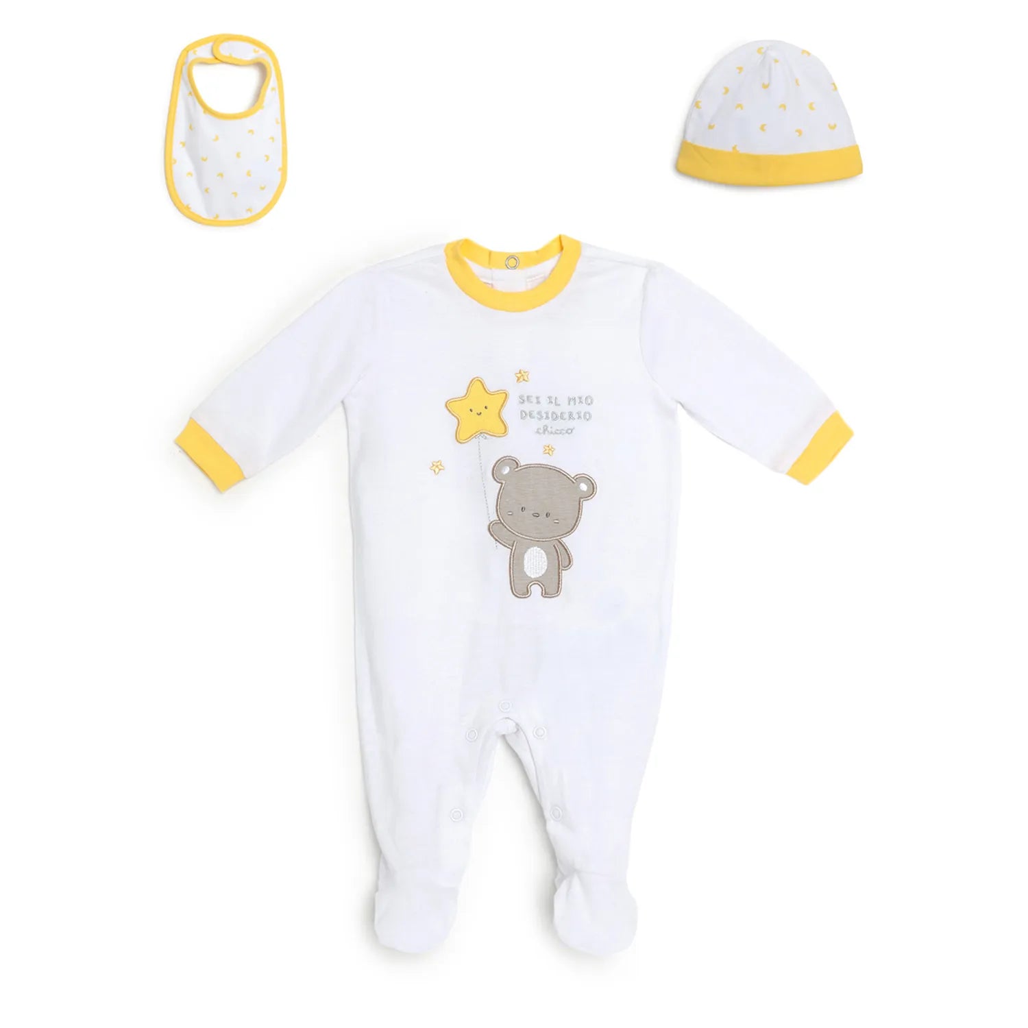Gift Box  Baby Suit & Bib & Cap Unisex