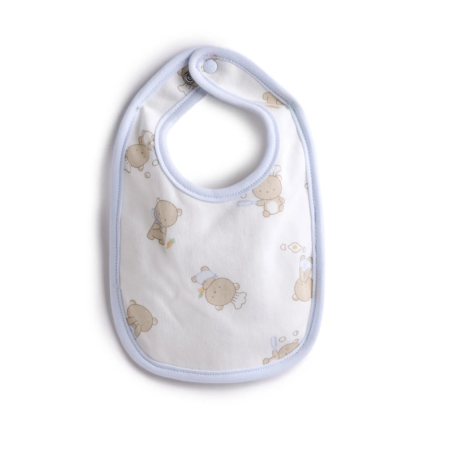 Gift Box  Babysuit and Bib and Cap Blue