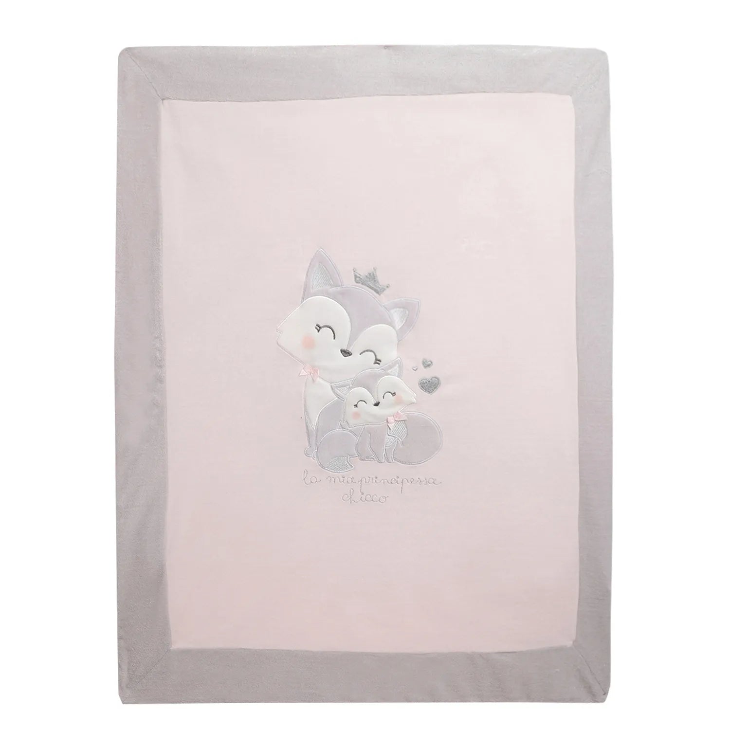 Girls Pink Mild Winter Pram Blanket
