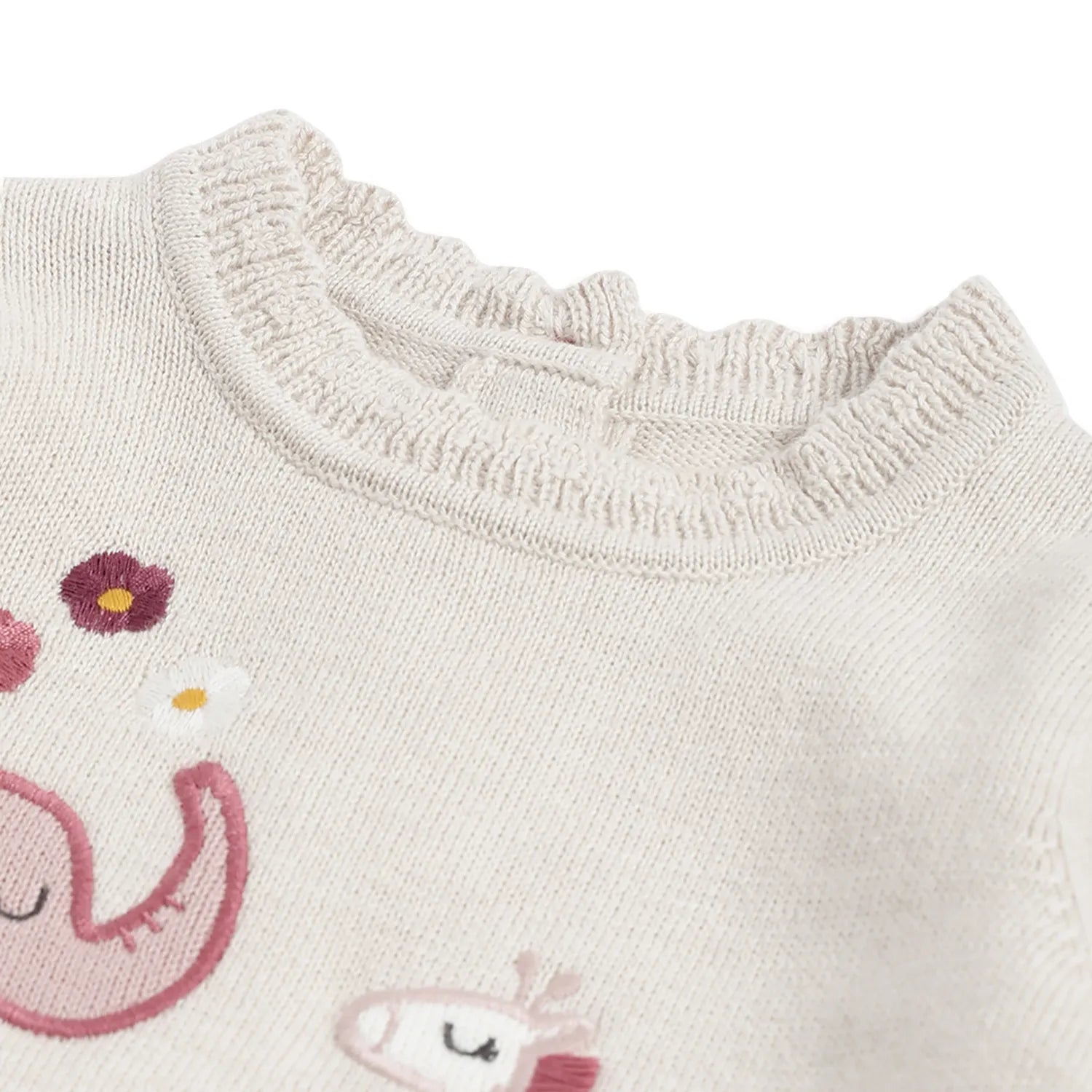 Girls Animal Printed Pullover