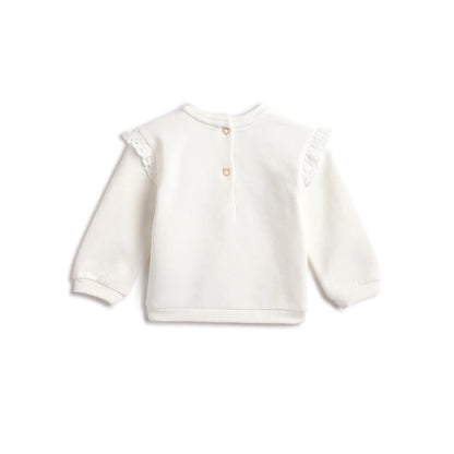 Girls Applique Sweatshirt with Trouser
