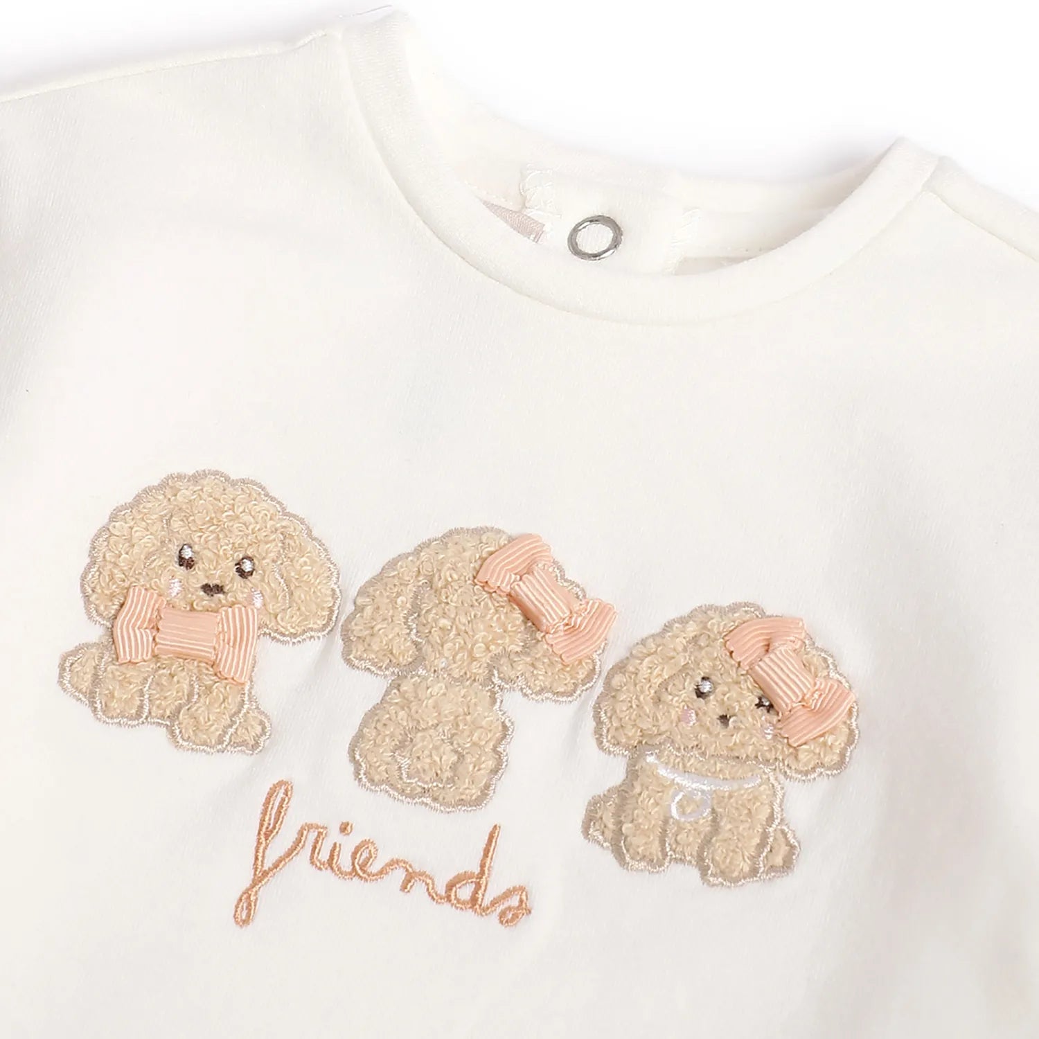 Girls Applique Sweatshirt with Trouser