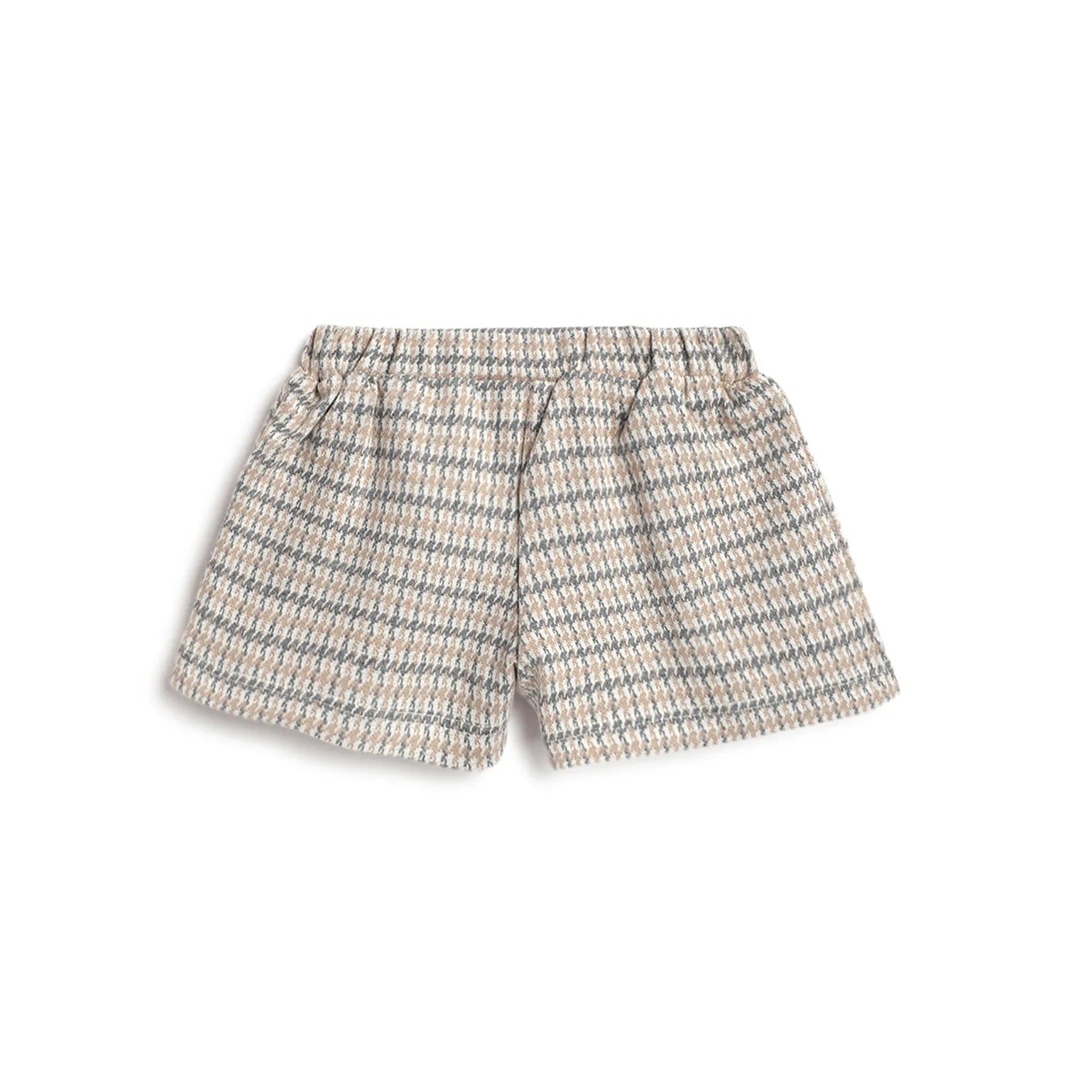 Girls Beige Embellished Shorts