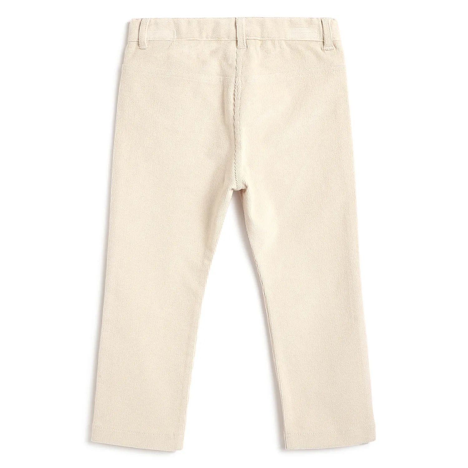 Girls Beige Embellished Trousers