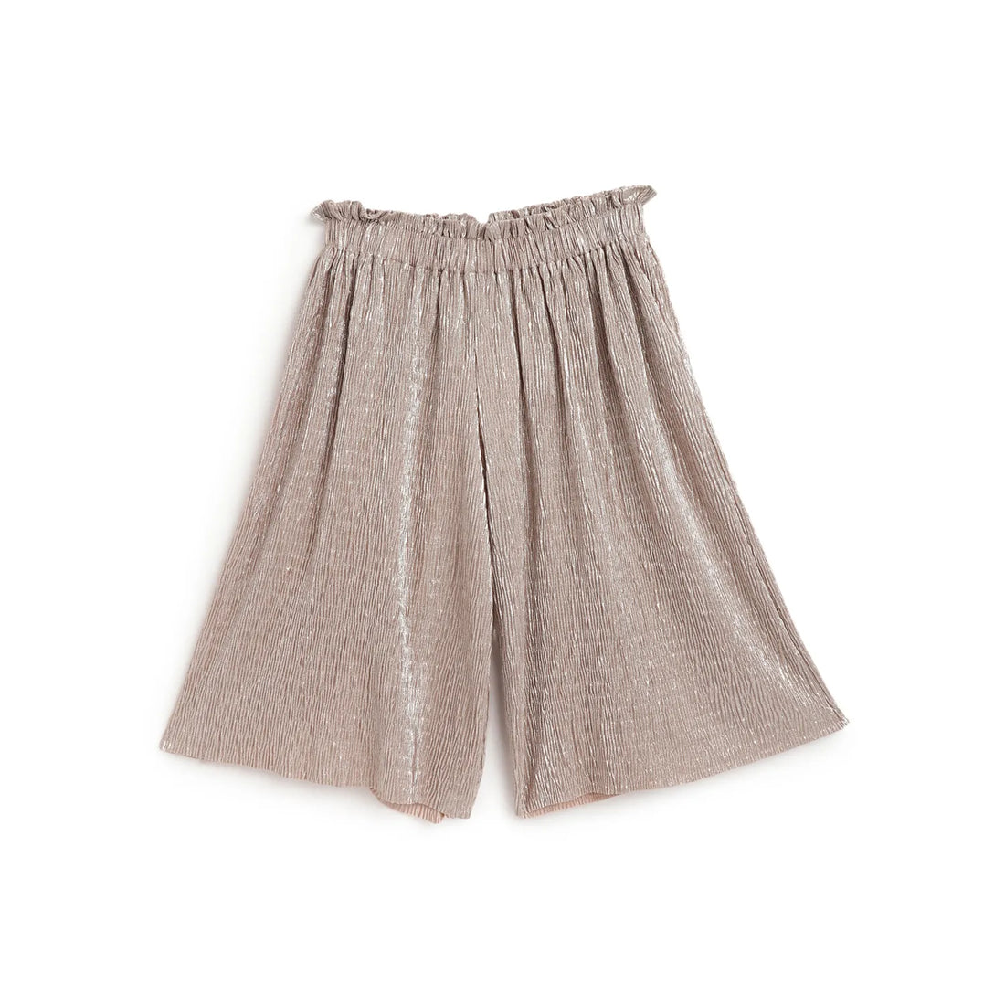 Girls Beige Knitted Trousers