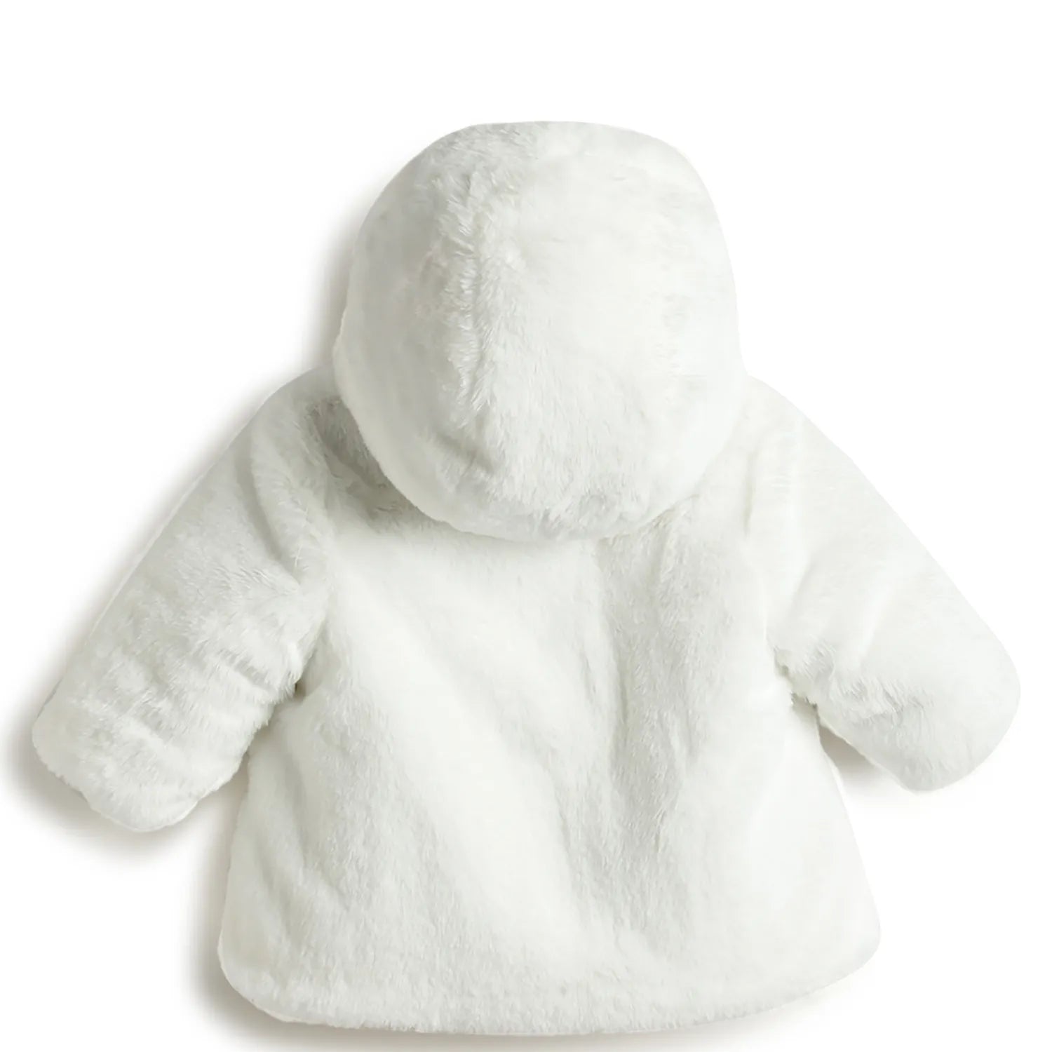 Girls Beige Self Design Reversible Jacket