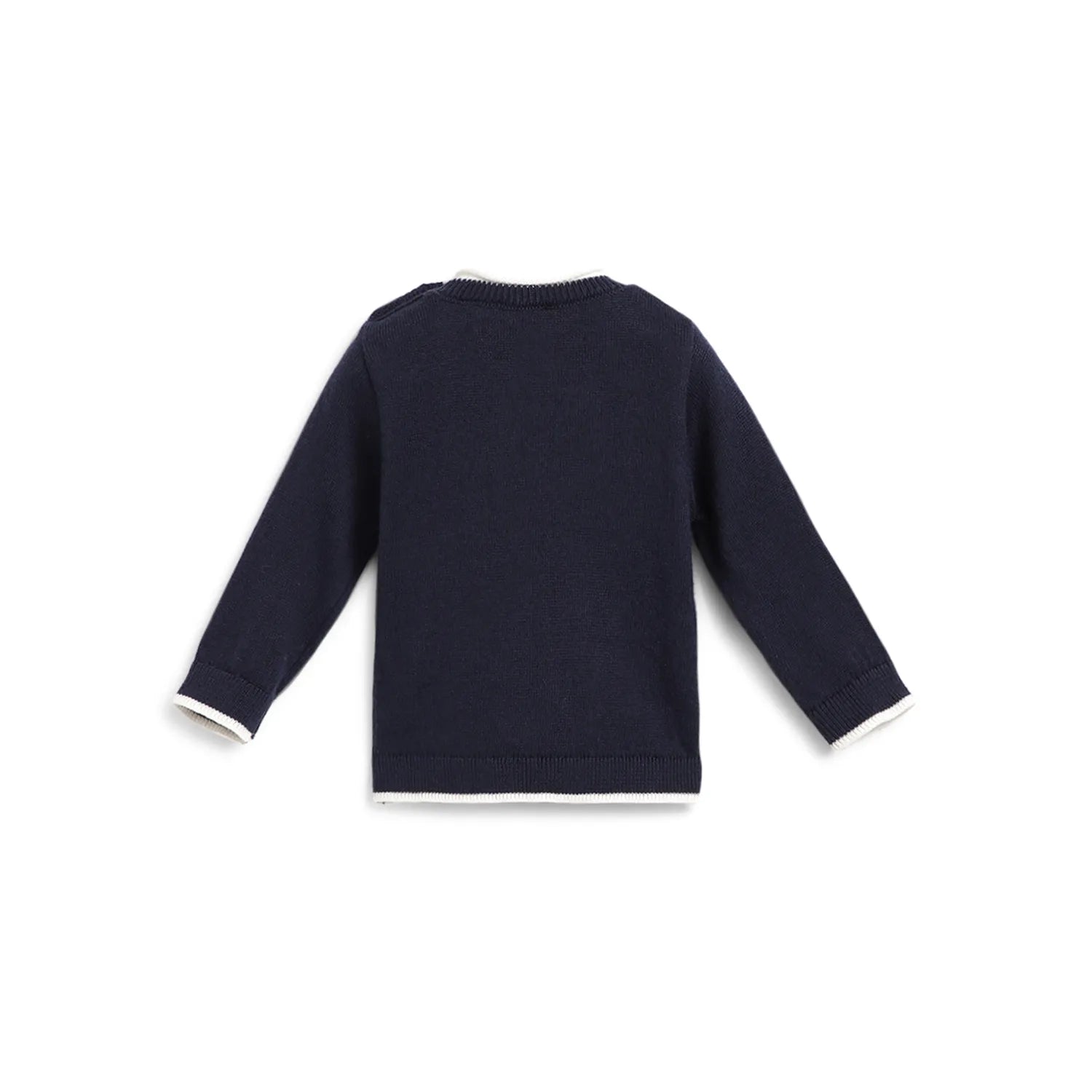 Girls Blue Animal Printed Pullover