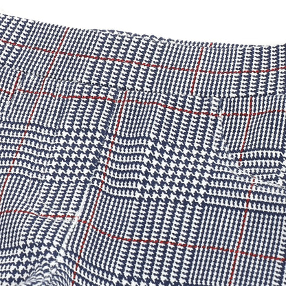 Girls Blue Checked Trousers