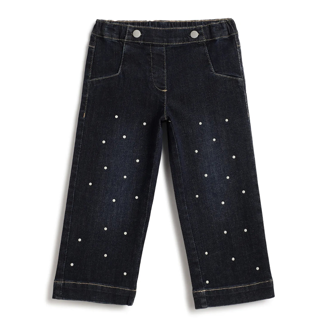 Girls Blue Embellished Jeans