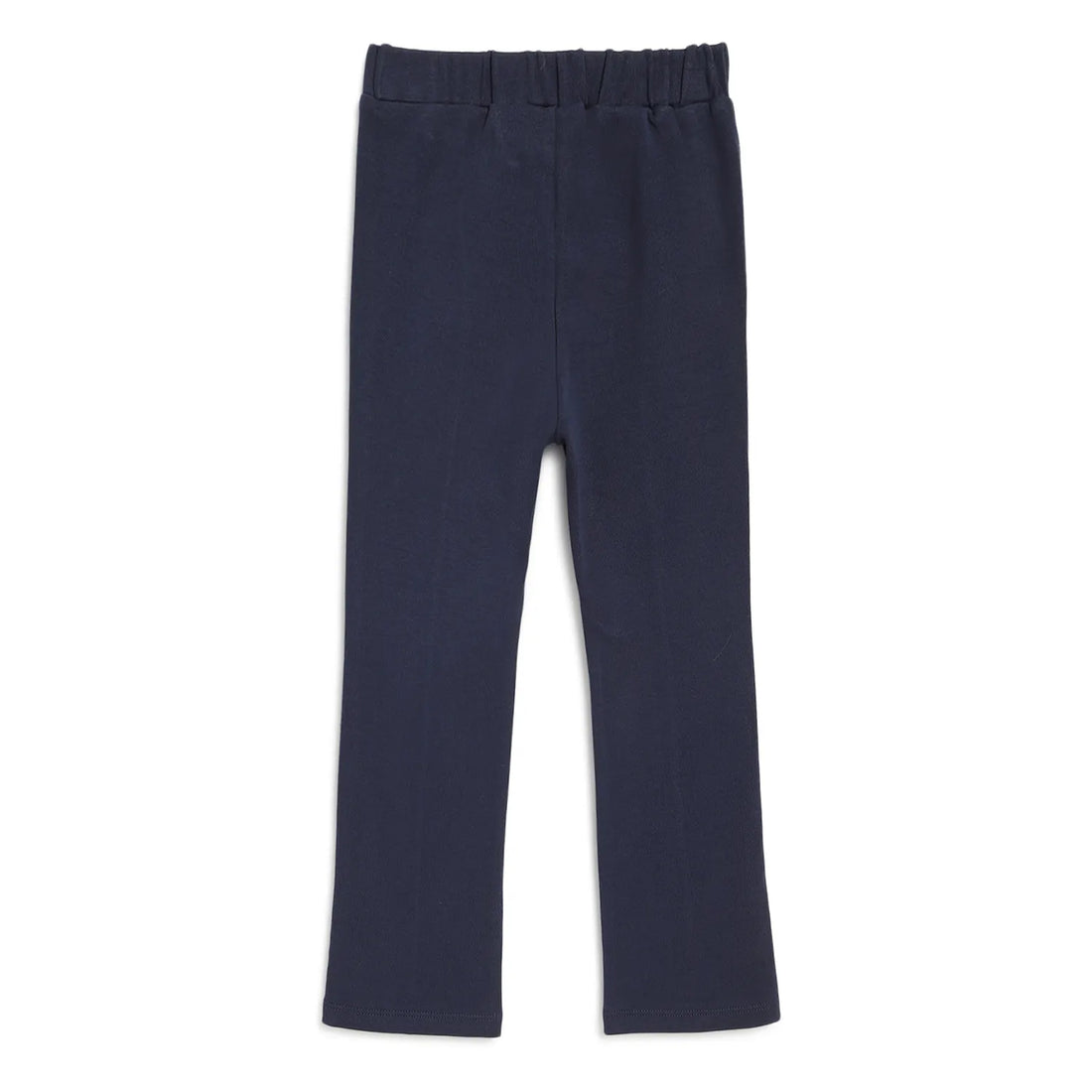 Girls Blue Mid-Rise Relaxed Trousers