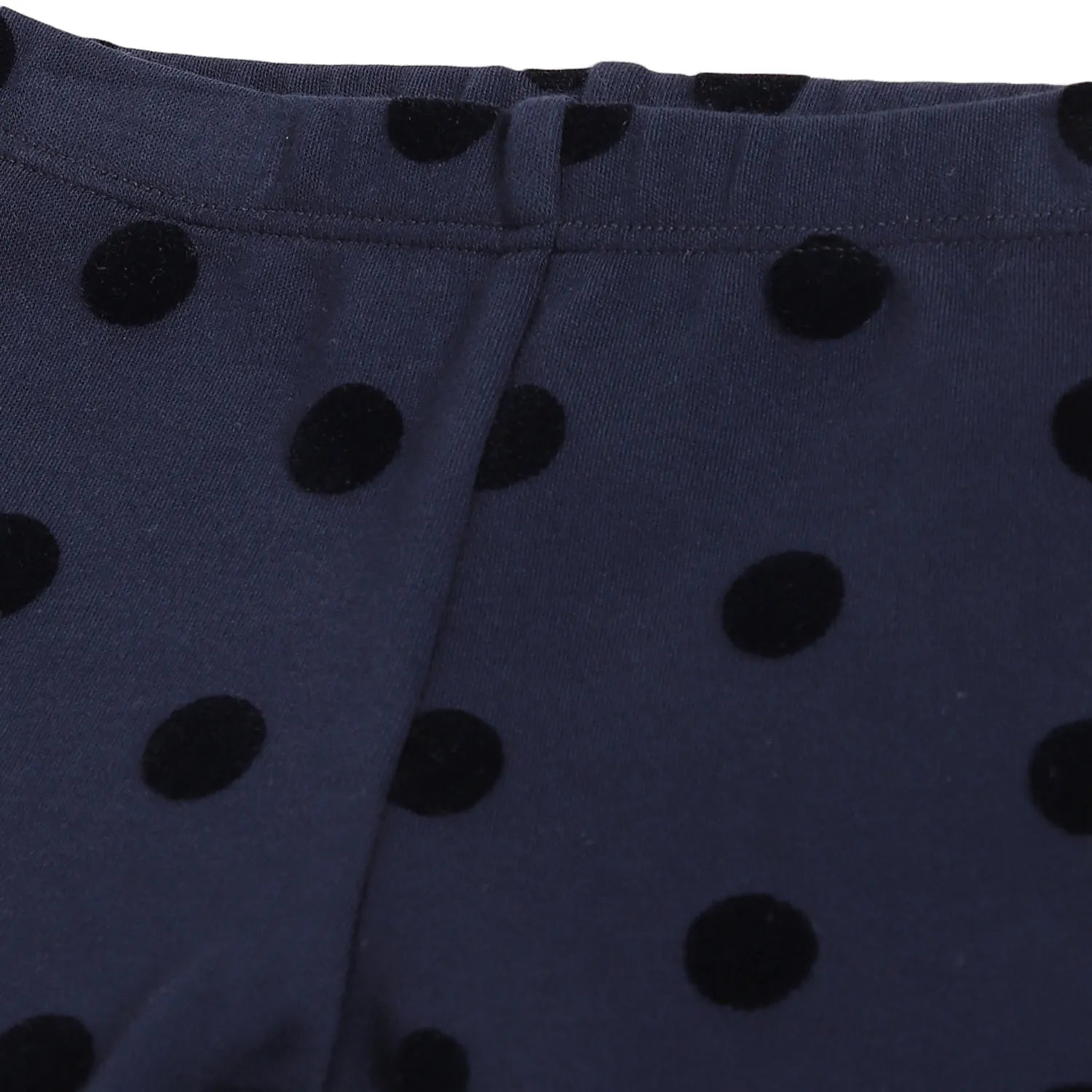 Girls Blue Printed Ankle-Length Leggings