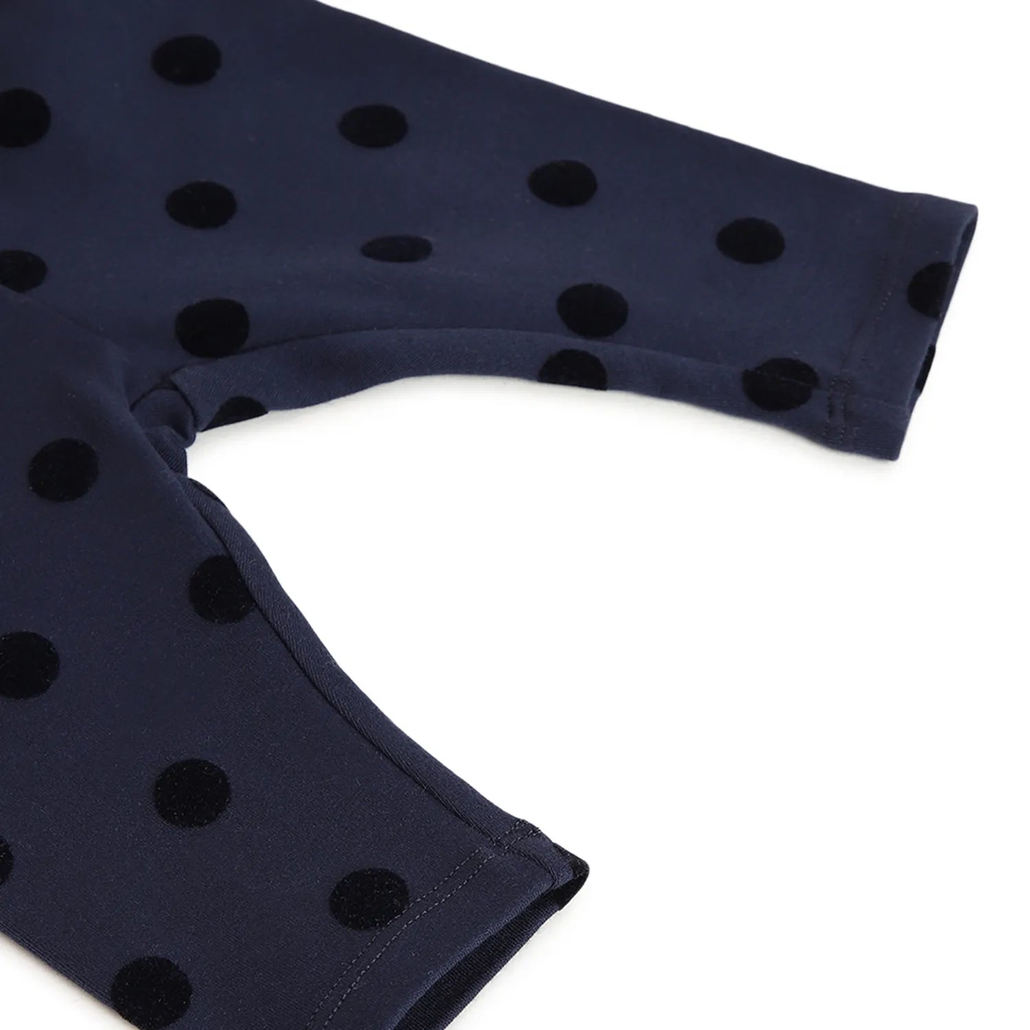 Girls Blue Printed Ankle-Length Leggings