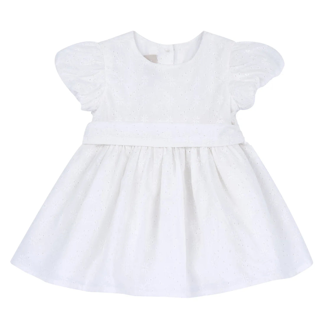 Girls Bronze Self Design Dress