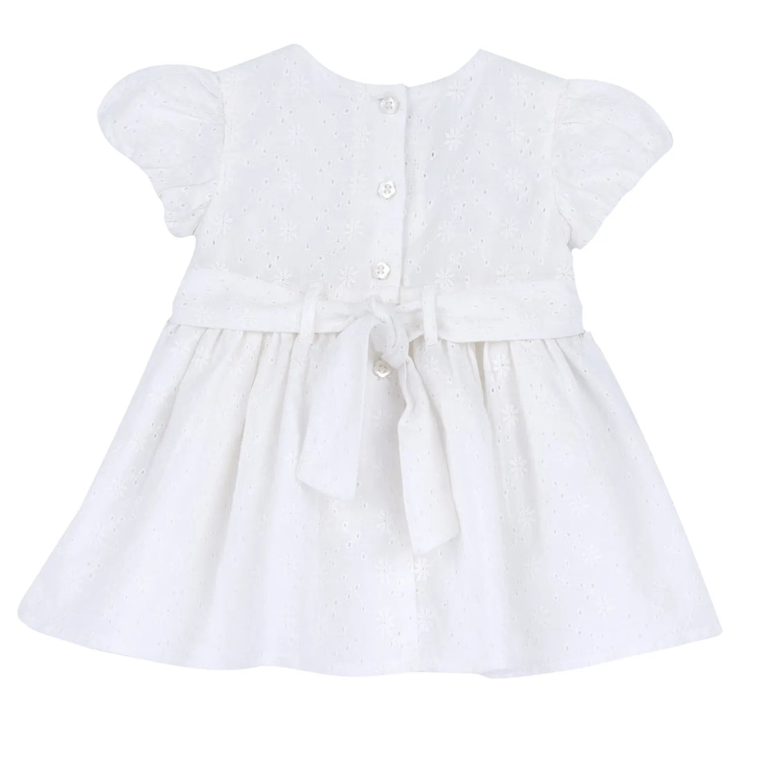 Girls Bronze Self Design Dress