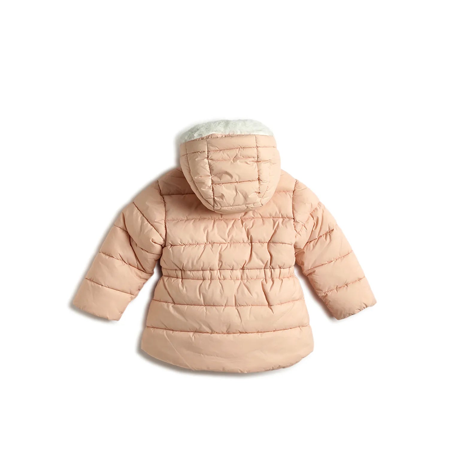 Girls Brown Solid Jacket