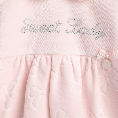 Girls Cotton Leg Opening Babysuit