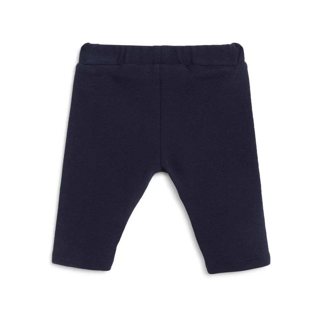 Girls Dark Blue Mid-Rise Relaxed Fit Trousers