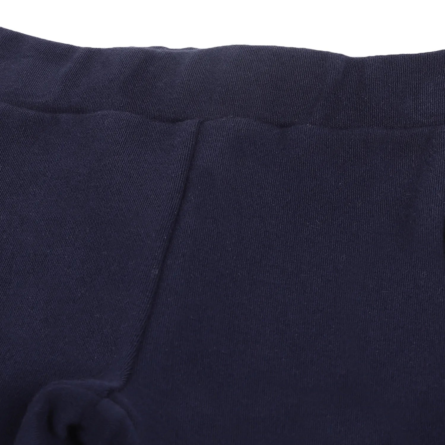 Girls Dark Blue Mid-Rise Relaxed Fit Trousers