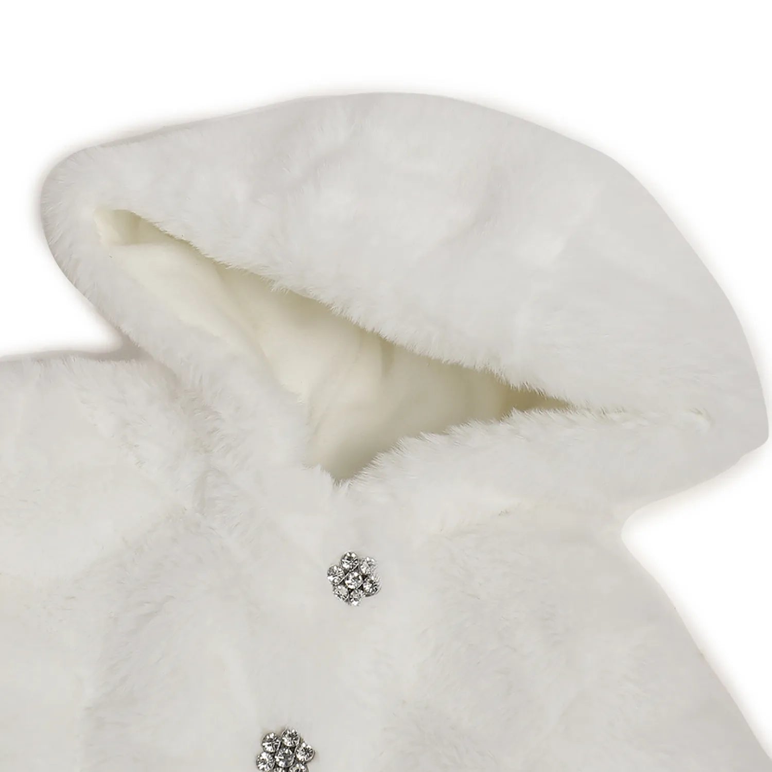Girls Embellished Hooded Jacket