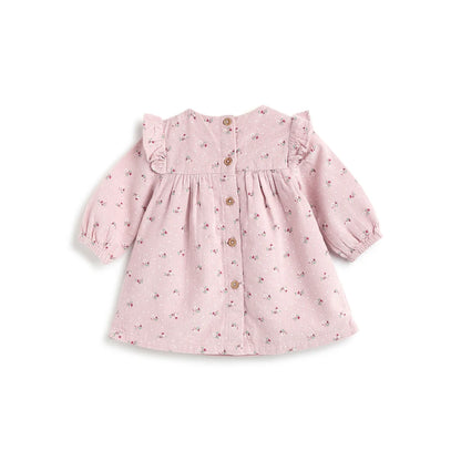 Girls Floral Printed A-Line Dress