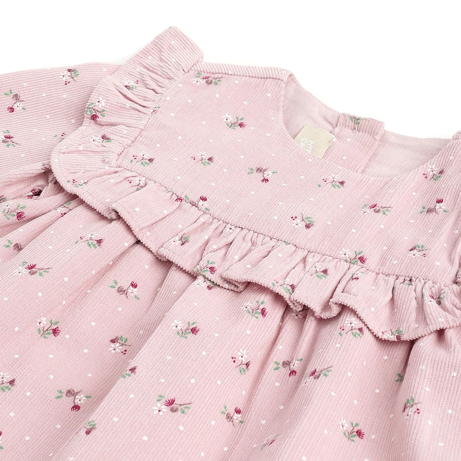 Girls Floral Printed A-Line Dress