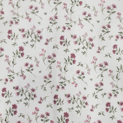 Girls Floral Printed Leg Opening Babysuit