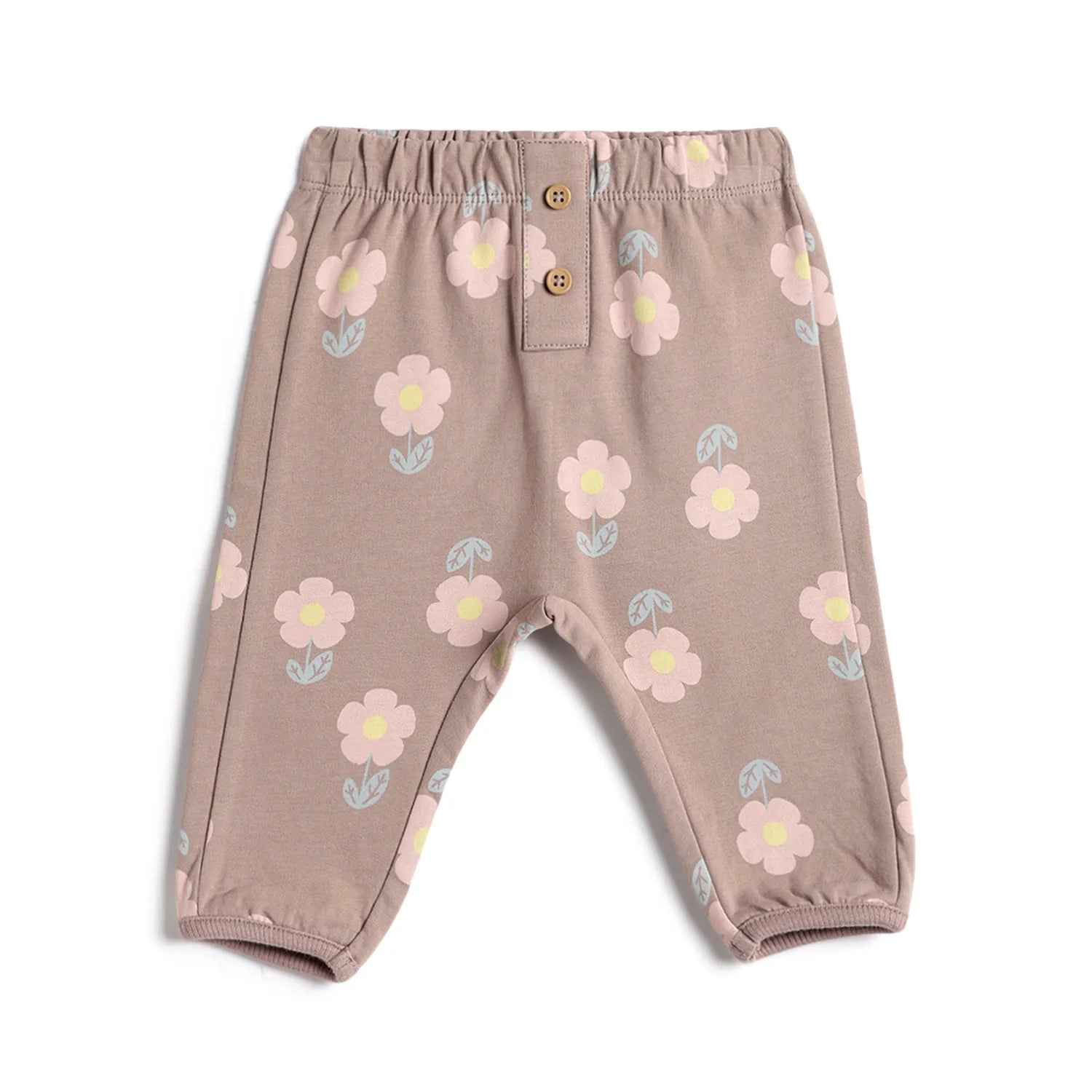 Girls Floral Printed Relaxed Joggers