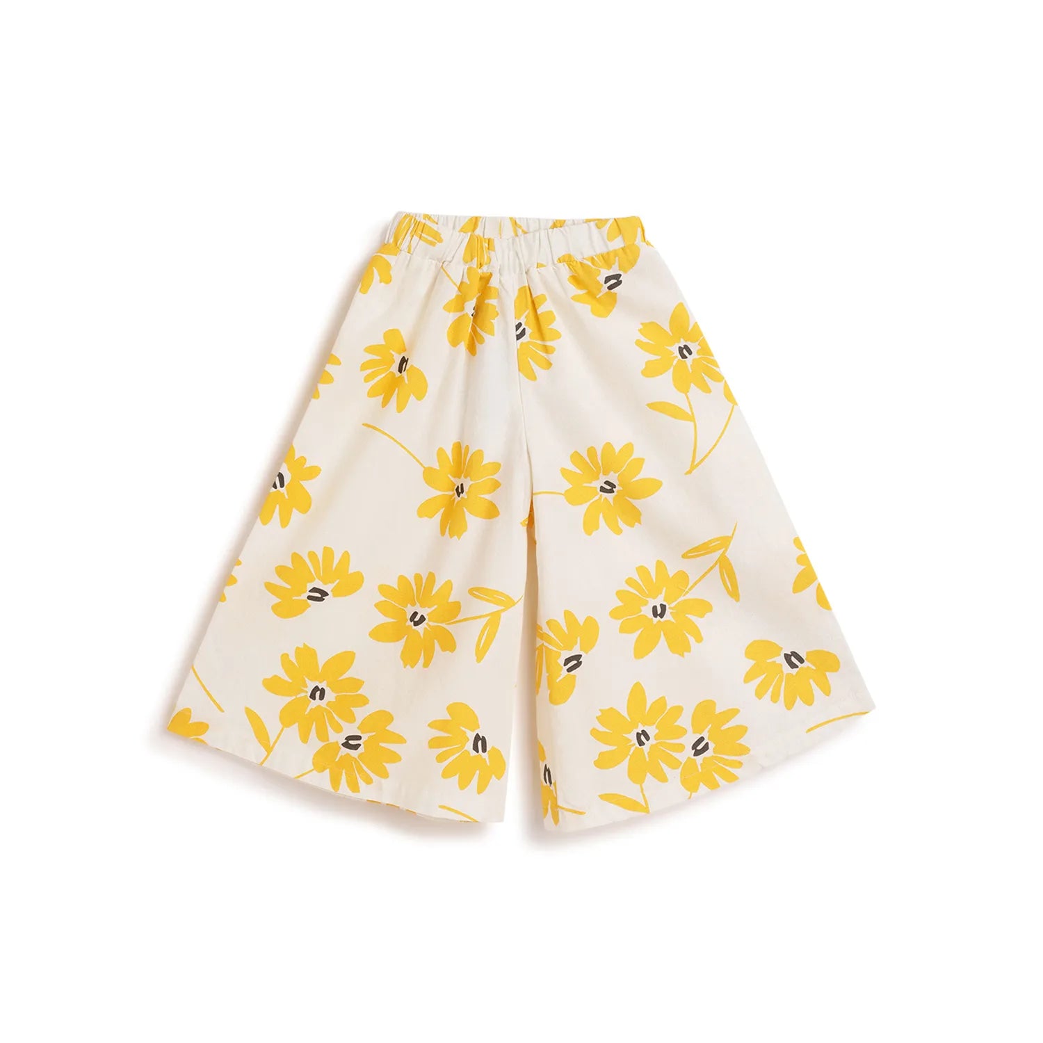 Girls Floral Printed Relaxed Trousers