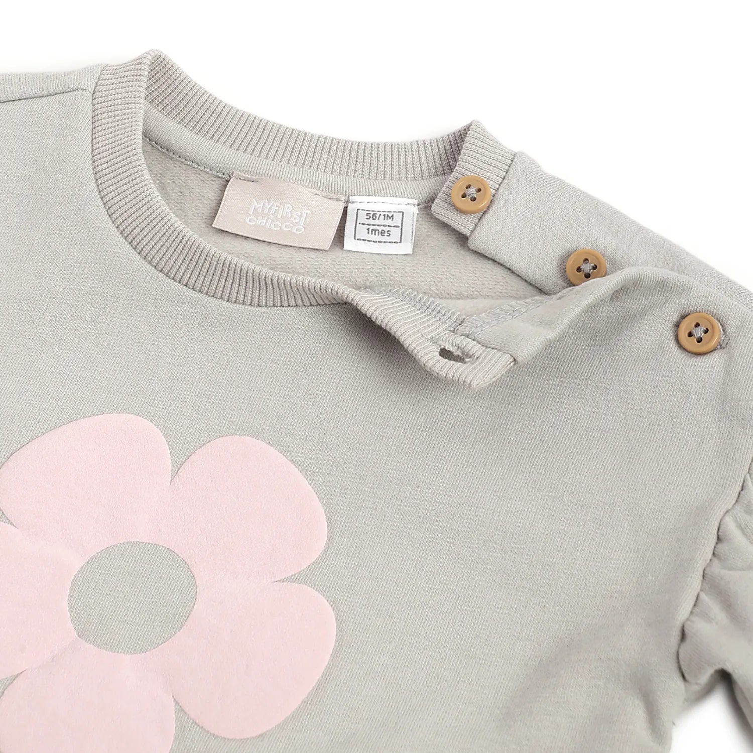 Girls Floral Printed Sweatshirt