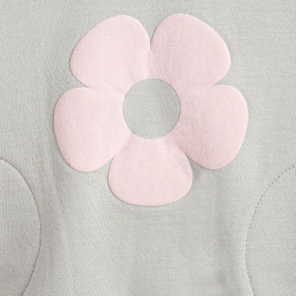 Girls Floral Printed Sweatshirt