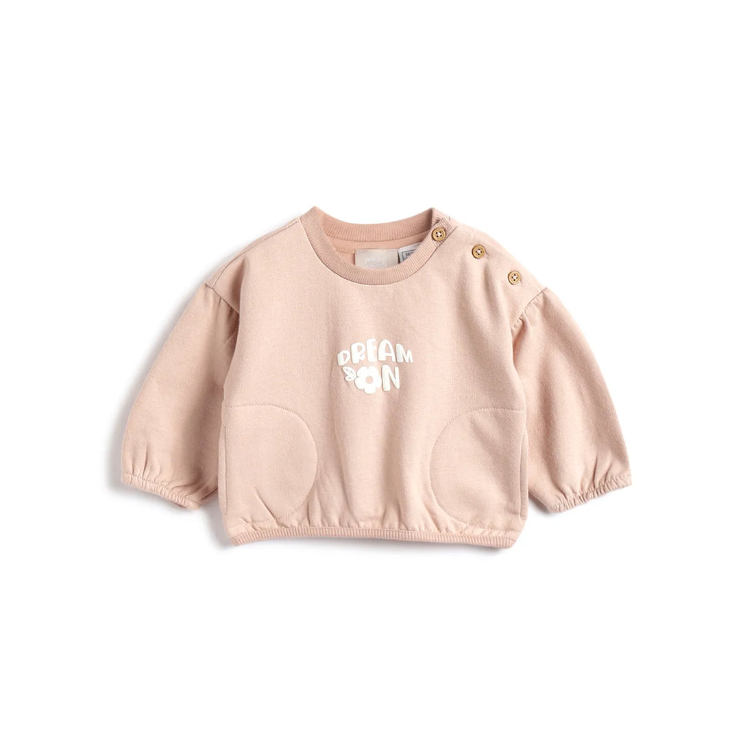 Girls Floral Printed Sweatshirt