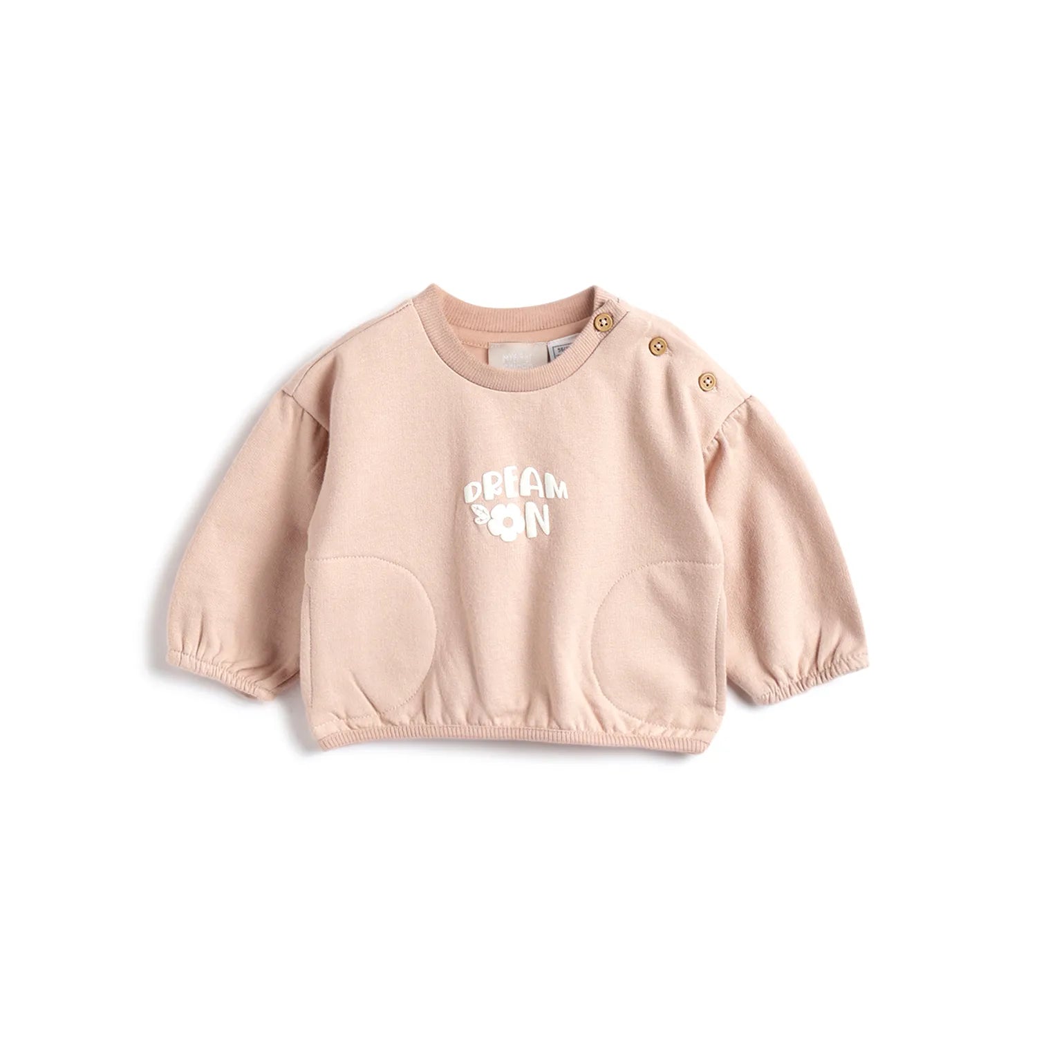 Girls Floral Printed Sweatshirt