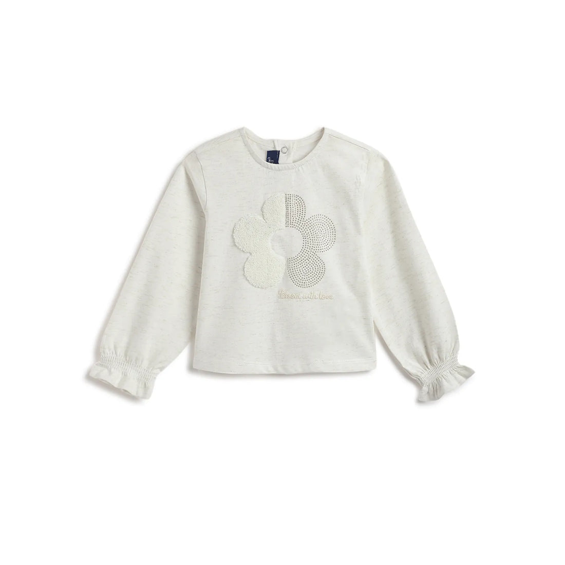 Girls Floral Printed T-shirt