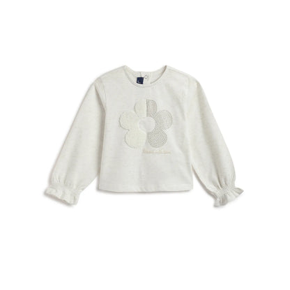 Girls Floral Printed T-shirt