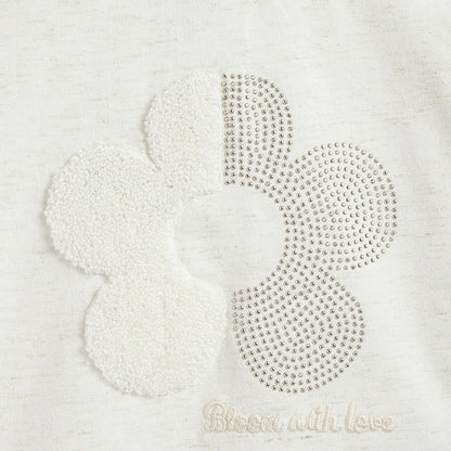 Girls Floral Printed T-shirt