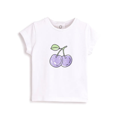 Girls Graphic Printed Cotton T-shirt