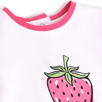 Girls Graphic Printed Cotton T-shirt
