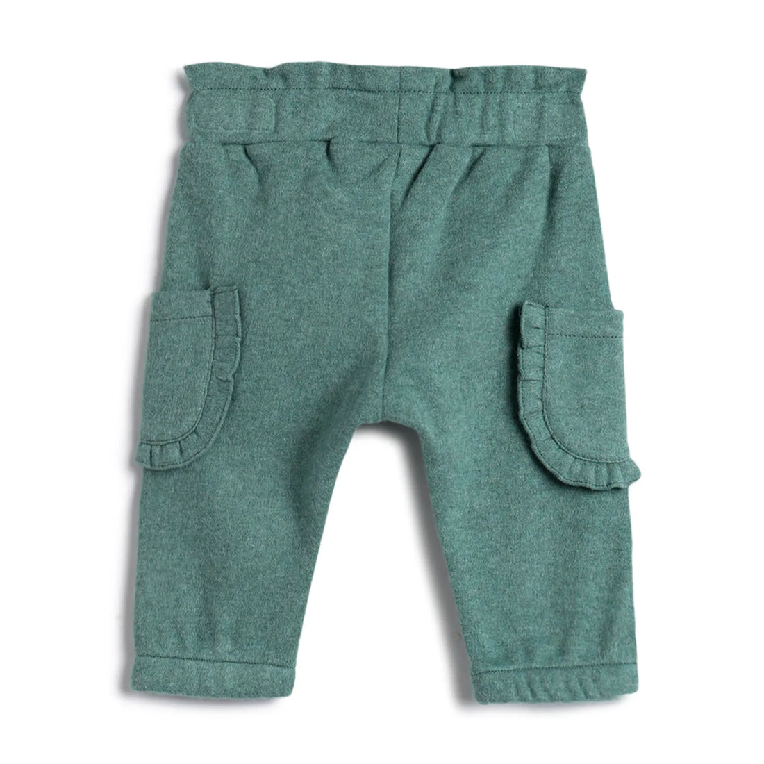 Girls Green Embellished Trousers