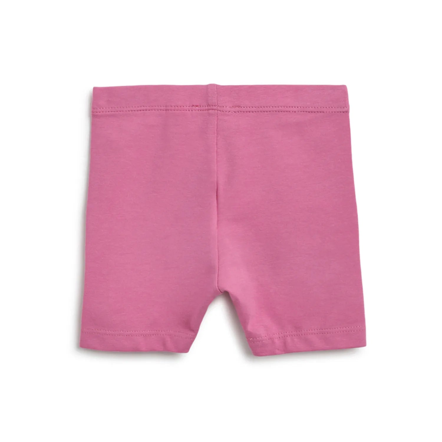 Girls Green Printed Top With Shorts