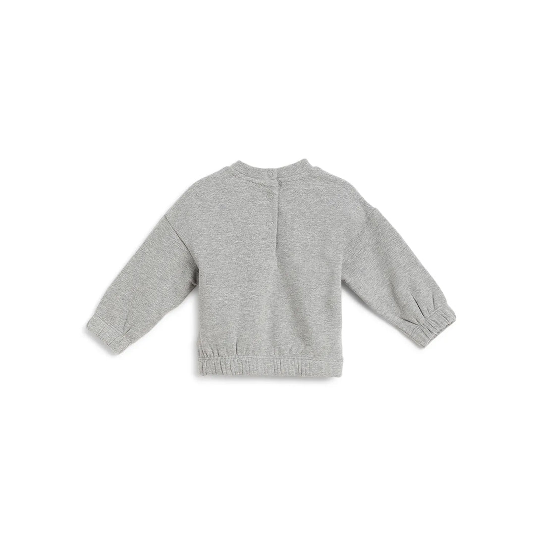 Girls Grey &amp; Pink Printed Sweatshirt With Legging